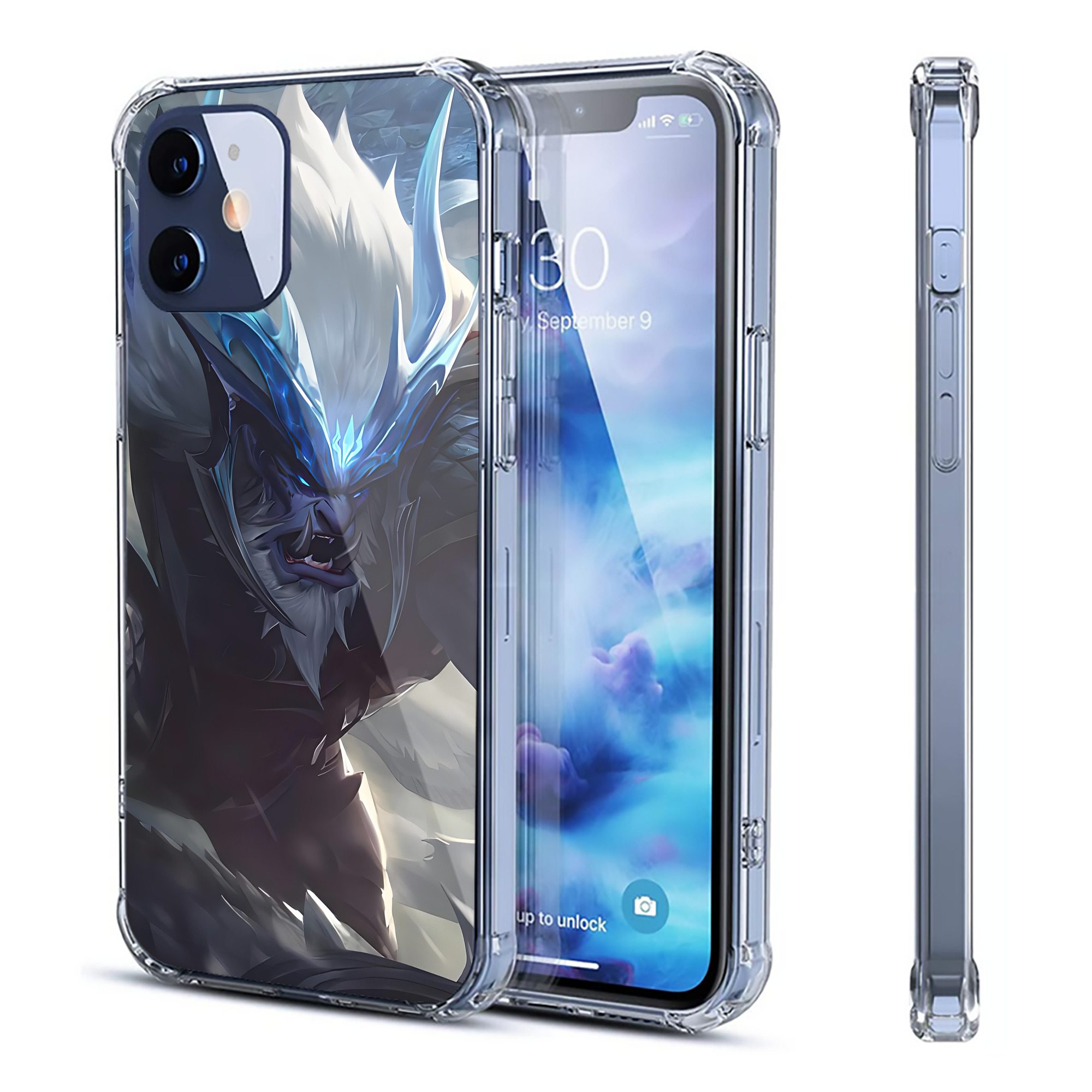 （画像用） リーグ・オブ・レジェンド League of Legends LOL 【iPhone 12シリーズ対応】透明スマホケース（クリアソフトケース）